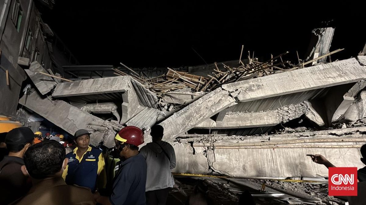 Korban Tewas Ponpes Runtuh Menjadi 54 Orang, Terdapat 5 Potongan Tubuh